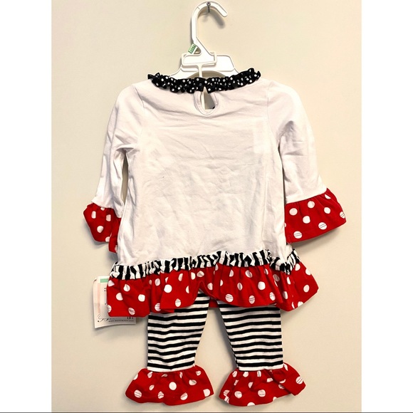 Bonnie Jean Snowman Face 2 Piece Set - Picture 2 of 3